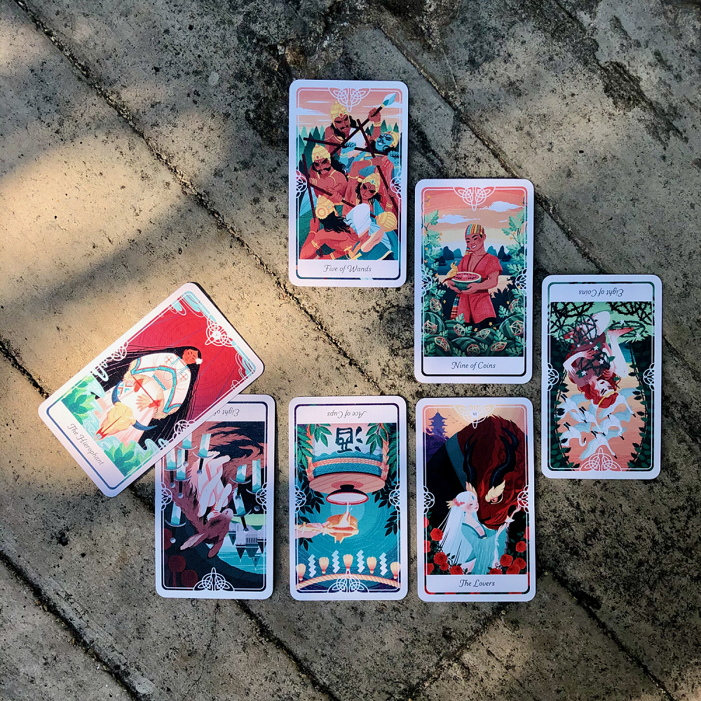 Bài Tarot Of The Divine Giá Rẻ  Đá Thanh Tẩy