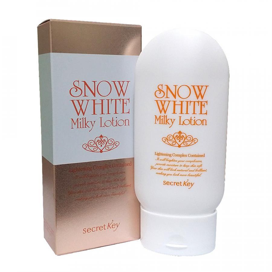 Sữa dưỡng thể dưỡng trắng da Secret Key Snow White Milky Lotion 120g