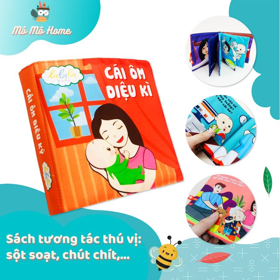 Sách vải cho bé Lalala baby kích thích phát triển đa giác quan