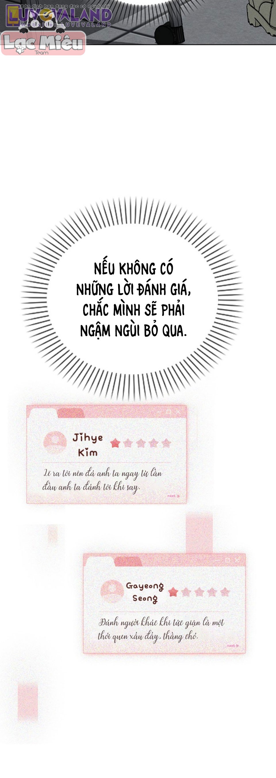 bảng đánh giá người yêu cũ chapter 6 55