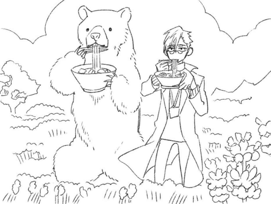 những mẫu truyện nhỏ của hanako do fan vẽ chapter 17 3