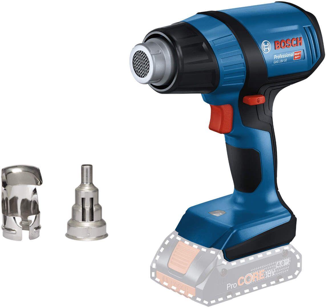 THÂN MÁY THỔI HƠI NÓNG PIN BOSCH GHG 18V-50 - HÀNG CHÍNH HÃNG