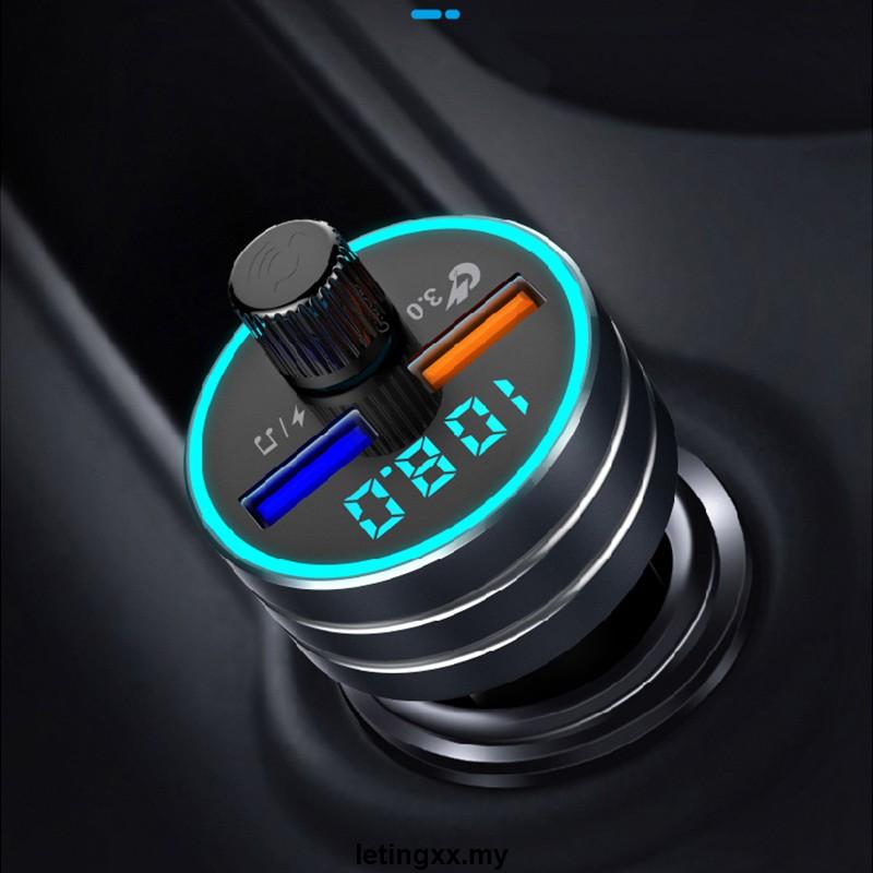 Máy Nghe Nhạc Mp3 Kết Nối Bluetooth 5.0 Usb Qc3.0 Cho Xe Hơi