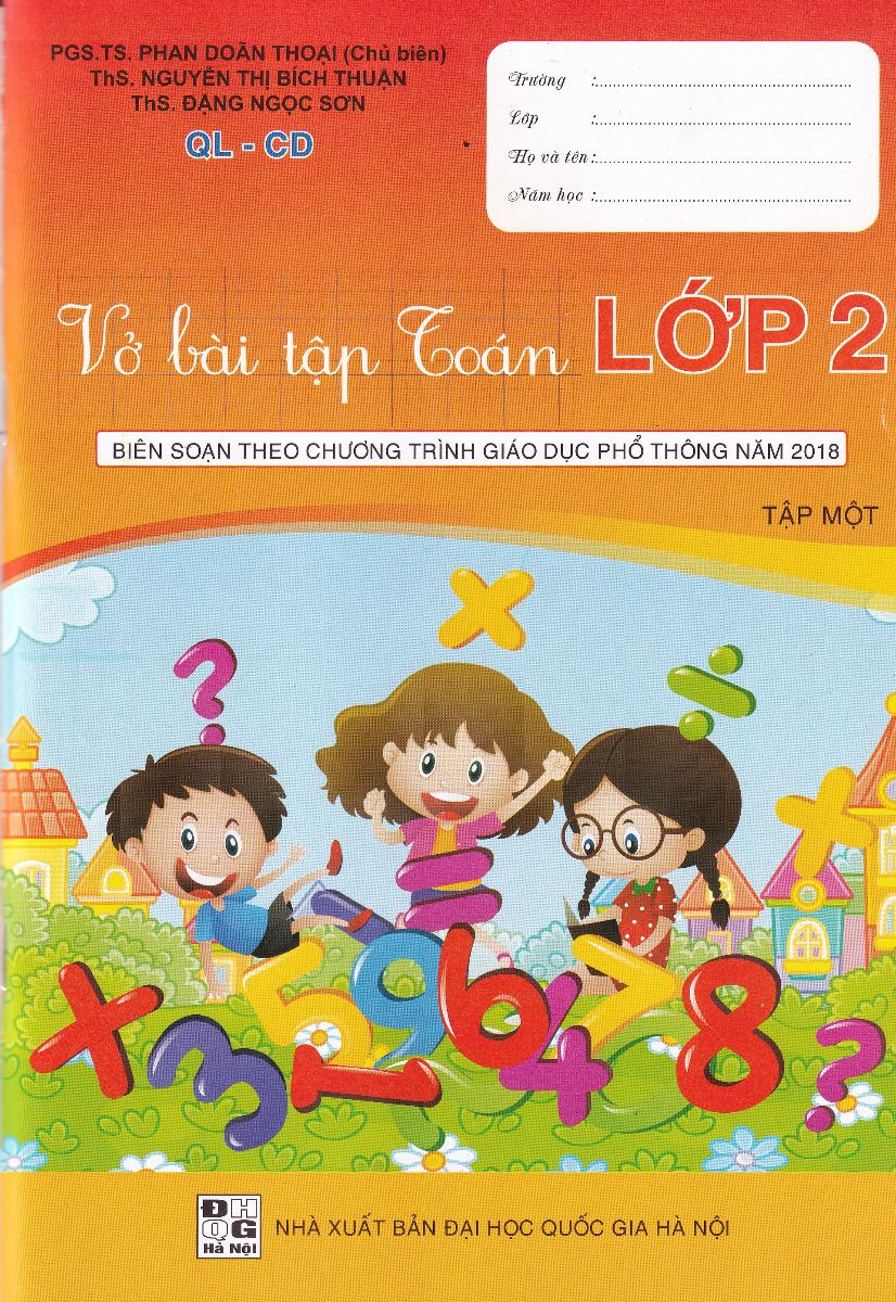 Sách - Vở bài tập toán lớp 2 tập 1 - Cánh Diều
