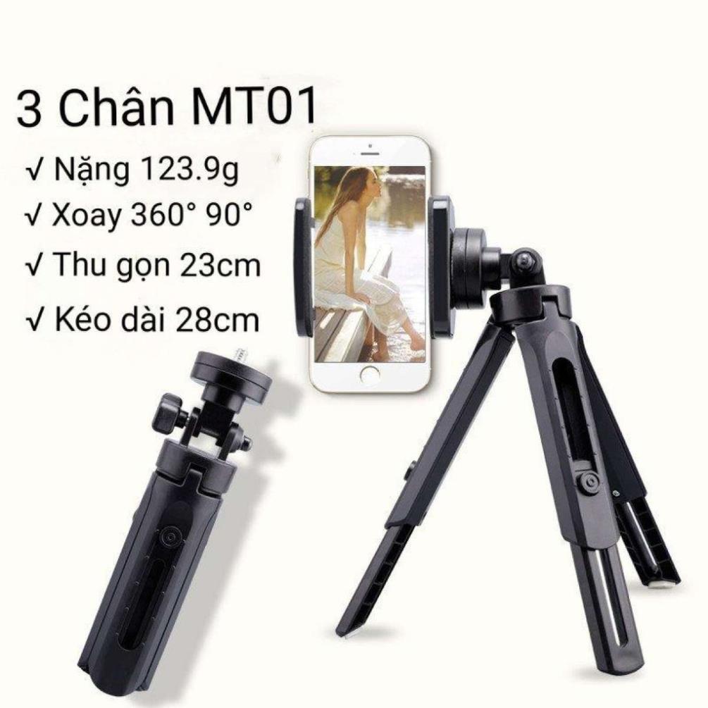 Kẹp điện thoại SSR 3 chân Tripod Support MT01 - Chụp Hình - Livestream (PD2331)