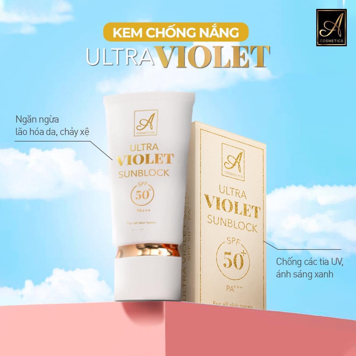 Kem chống nắng ULTRA VIOLET SUNBLOCK SPF 50+ PA+++