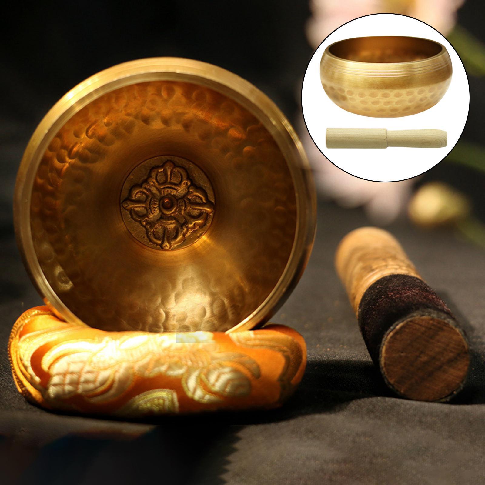 Set Craft Beautiful Sound Copper for Tabletop Yoga Meditation