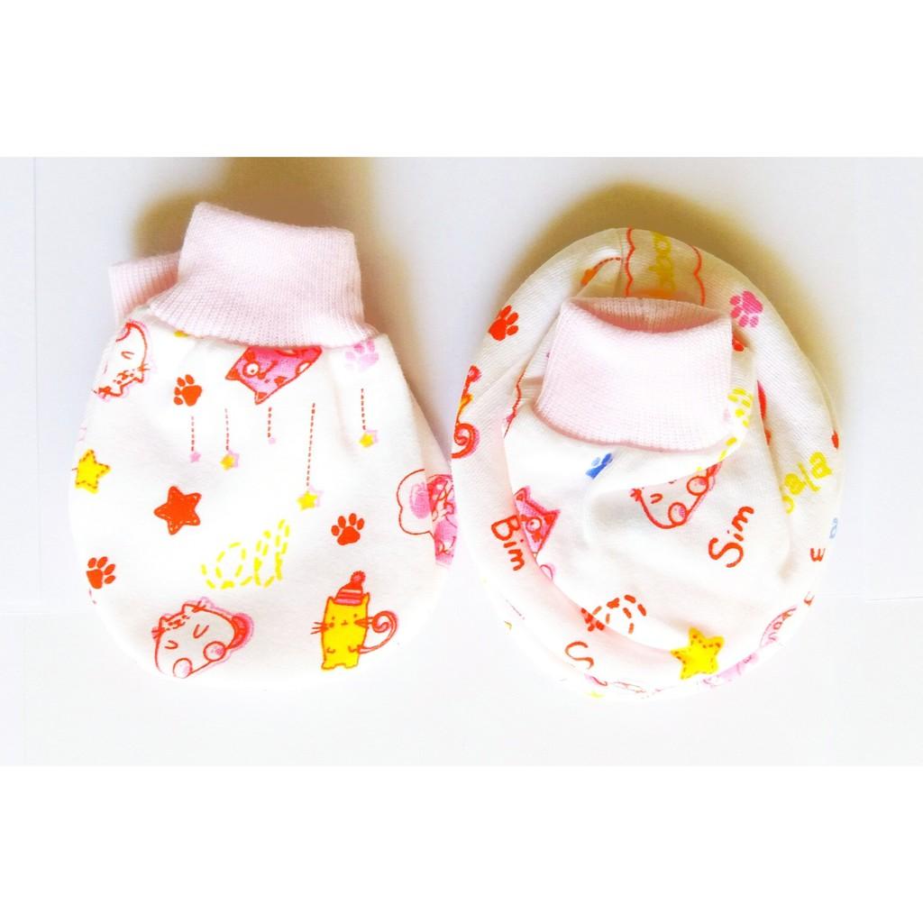 Sơ sinh - Bộ bao tay, chân cho bé BABIBOO - BB84