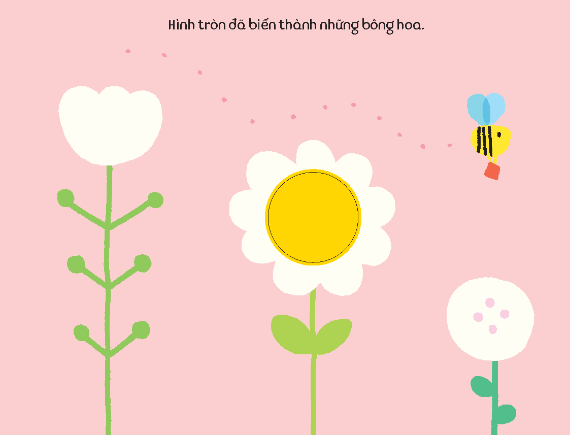 Sách - Dtpbooks - Hình Vẽ Tròn Xoe - Tủ sách vui để học - Sách tô màu - Dòng sách cầm tay