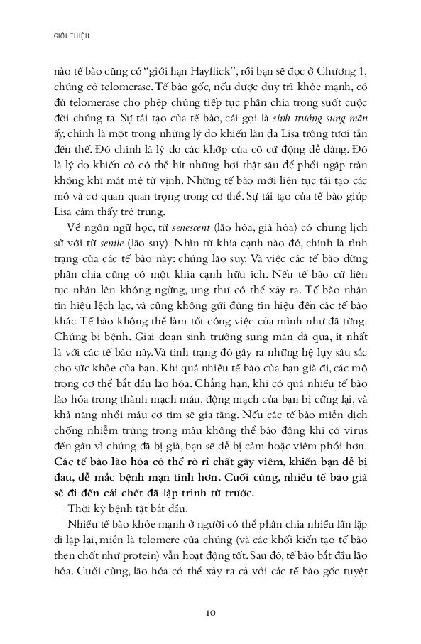 Hiệu Ứng Telomere - Giải Pháp Đột Phá Để Sống Trẻ, Khỏe Và Ngăn Ngừa Lão Hóa