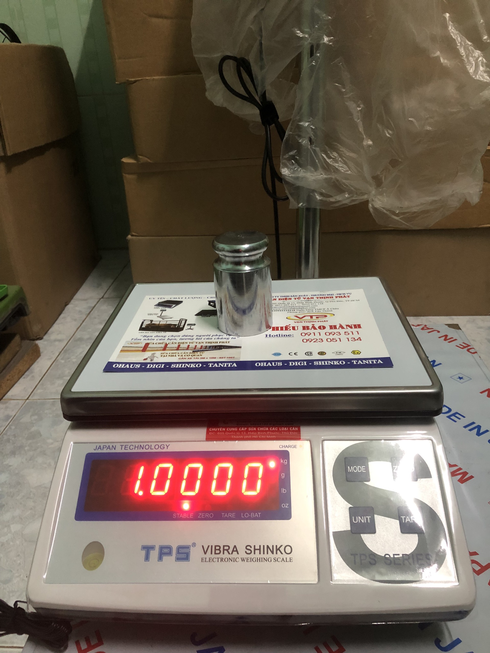 Cân Điện Tử VIBRA TPS 30 kg JAPAN