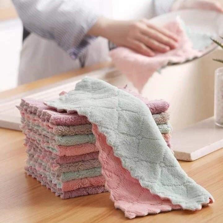 Khăn Lau 2 mặt thấm hút nước đa năng nhỏ gọn