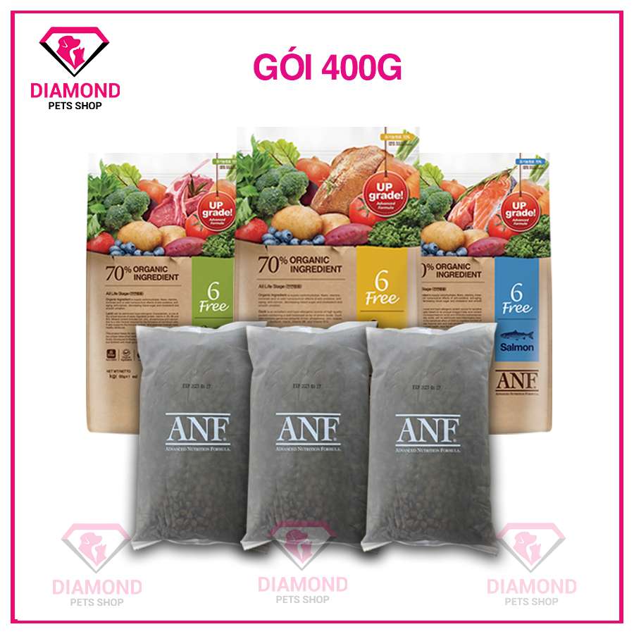 ANF - Thức ăn hạt hữu cơ CHO CHÓ 400g/gói