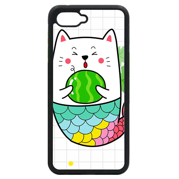 Ốp lưng cho  Realme C1 mẫu mèo cá 1 - Hàng chính hãng
