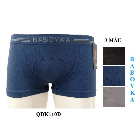 COMBO 3 Quần Lót Nam Sịp Đùi Nam Chất Bambo Thương Hiệu BABOYKA Thoáng Mát Khi Mặc, Co Giãn 4 Chiều
