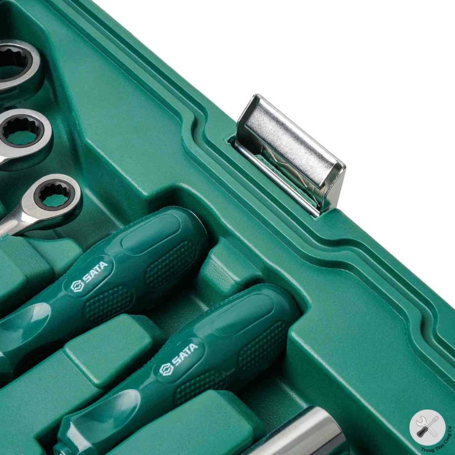 Bộ dụng cụ cầm tay Sata 09014G 128 chi tiết – Dr.Master chuyên dụng để sửa chữa các loại xe cơ giới - Hàng chính hãng
