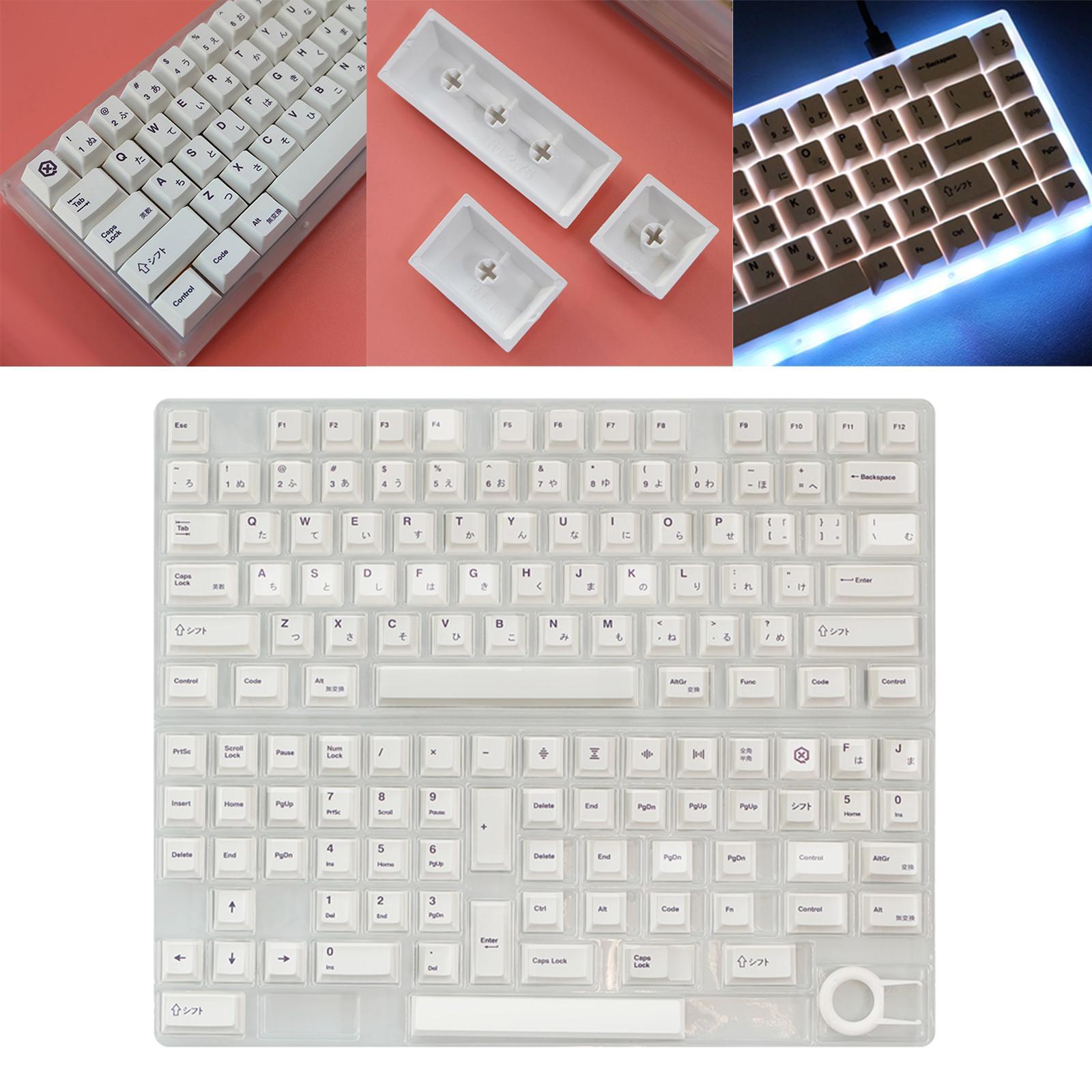 137-Key Keycaps Kit for Cherry Profile for MX Gaming Mechanical Keyboard