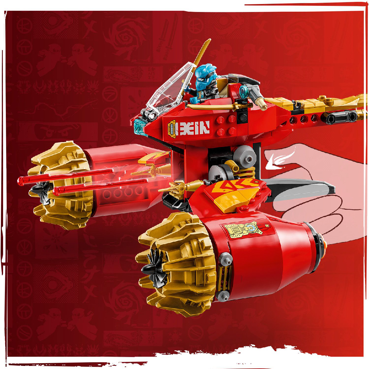 Đồ Chơi Lắp Ráp Chiến Giáp Và Xe Chiến Đấu LEGO NINJAGO 71830 (333 chi tiết)