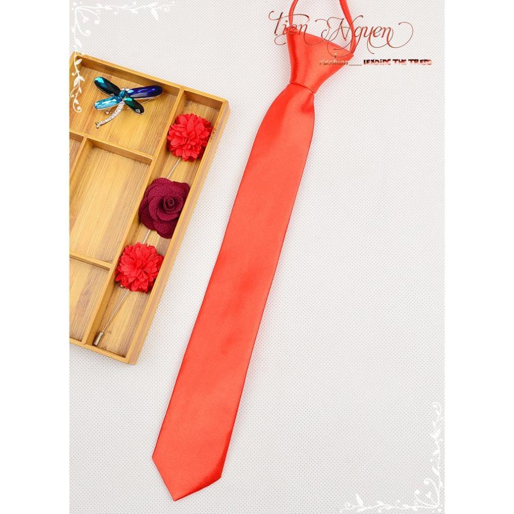 Cà vạt nam - Cà vạt thắt sẵn - bản nhỏ
