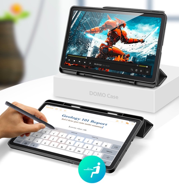 Bao da Samsung Galaxy Tab S6 Lite P610/P615 DUX DUCIS Smartcover - Hàng nhập khẩu