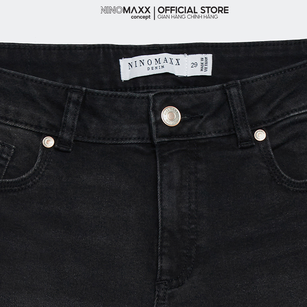 NINOMAXX Quần jean nữ Basic chất cotton form slim fit 2208062