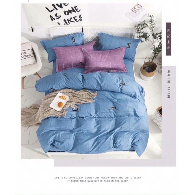 Bộ drap hàn quốc 100% cotton m8+m6 hàng siêu thị