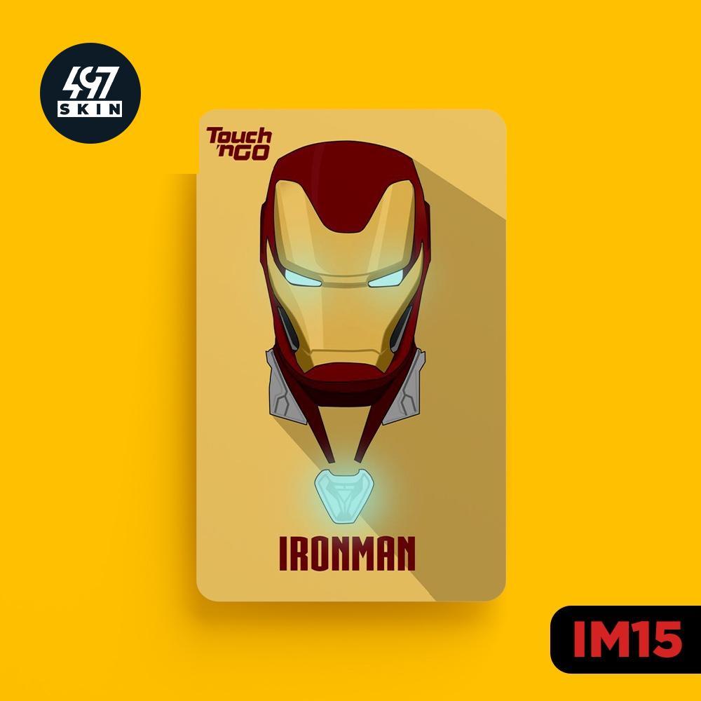 Skin Card Avengers (Ironman Series 2) - Miếng Dán ATM, Thẻ Xe, Thẻ Từ, Thẻ Chung Cư - Chất Liệu Chống Xước - Chống Nước