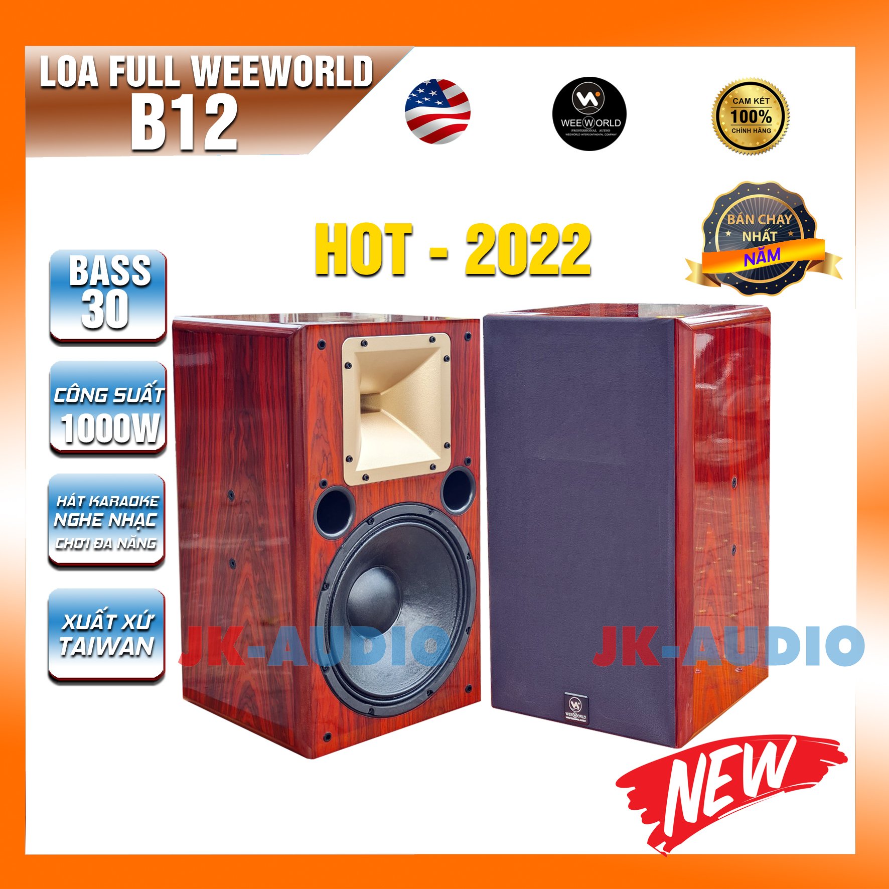 Loa Full Weeworld B12 - Hàng chính hãng