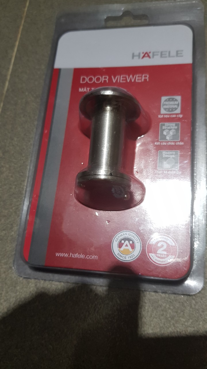 Mắt thần 200 độ DIY có nắp che Hafele 489.70.435