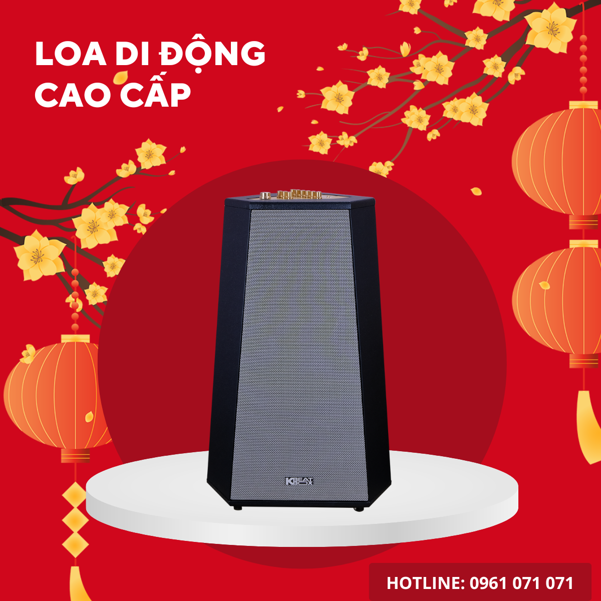 [HÀNG CHÍNH HÃNG] Dàn loa tháp karaoke di động ACNOS CS500