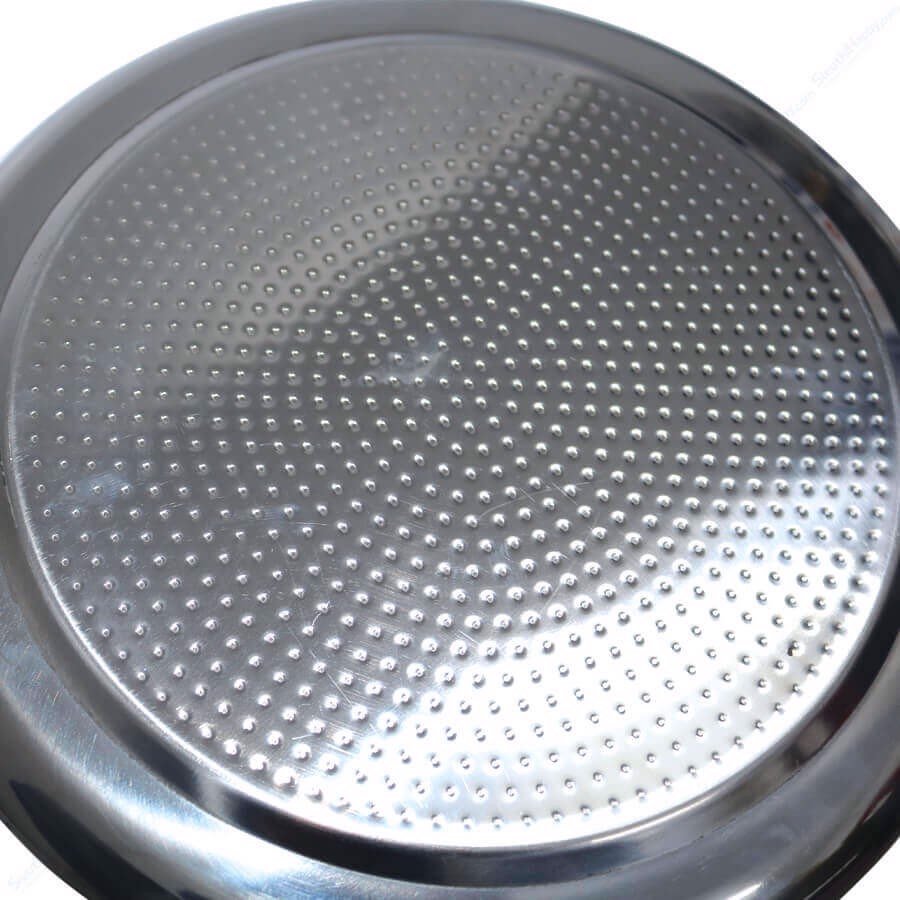 Hình ảnh Nồi Lẩu Inox Vung Kính Dùng Mọi Bếp Size 28cm - Hàng Chính Hãng