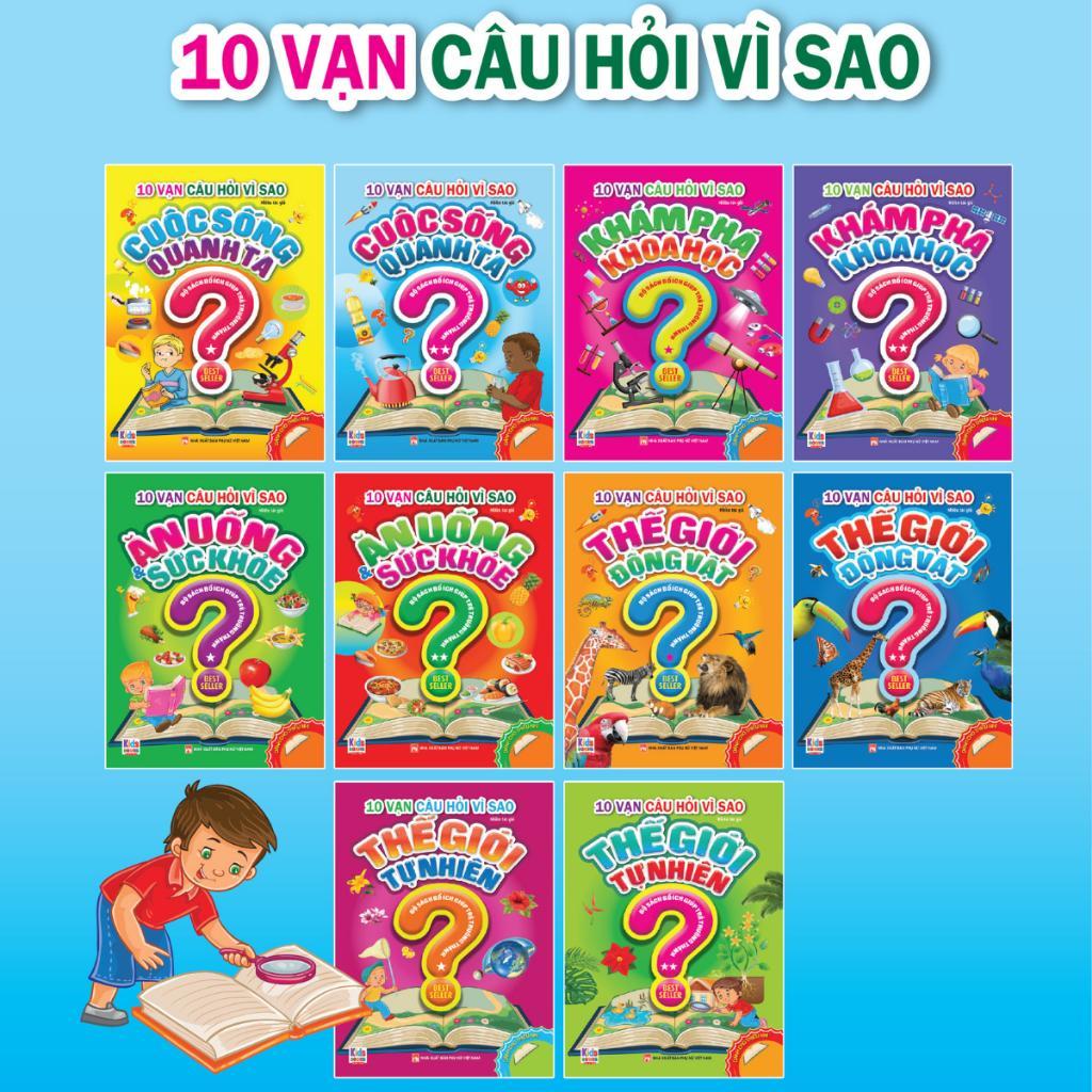 Sách - 10 Vạn Câu Hỏi Vì Sao - Combo 10 Cuốn - Việt Thư