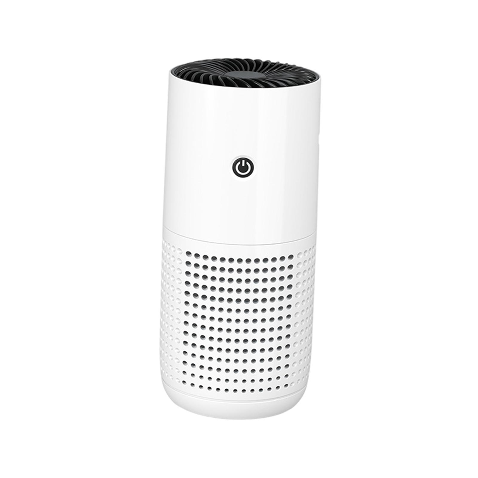 Car Air Purifier USB Rechargeable Freshener Air Cleaner for Smoke Home Pet Odors Desktop