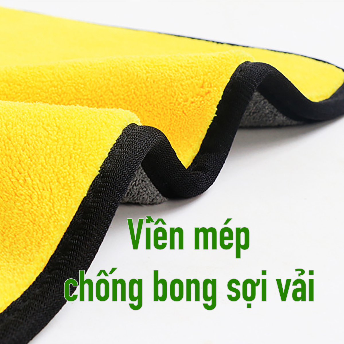 Khăn lau 2 mặt chống trầy xước cho xe con xe ô tô nhiều size, khăn lau thấm hút đa năng cho nhà bếp văn phòng - Hàng chính hãng