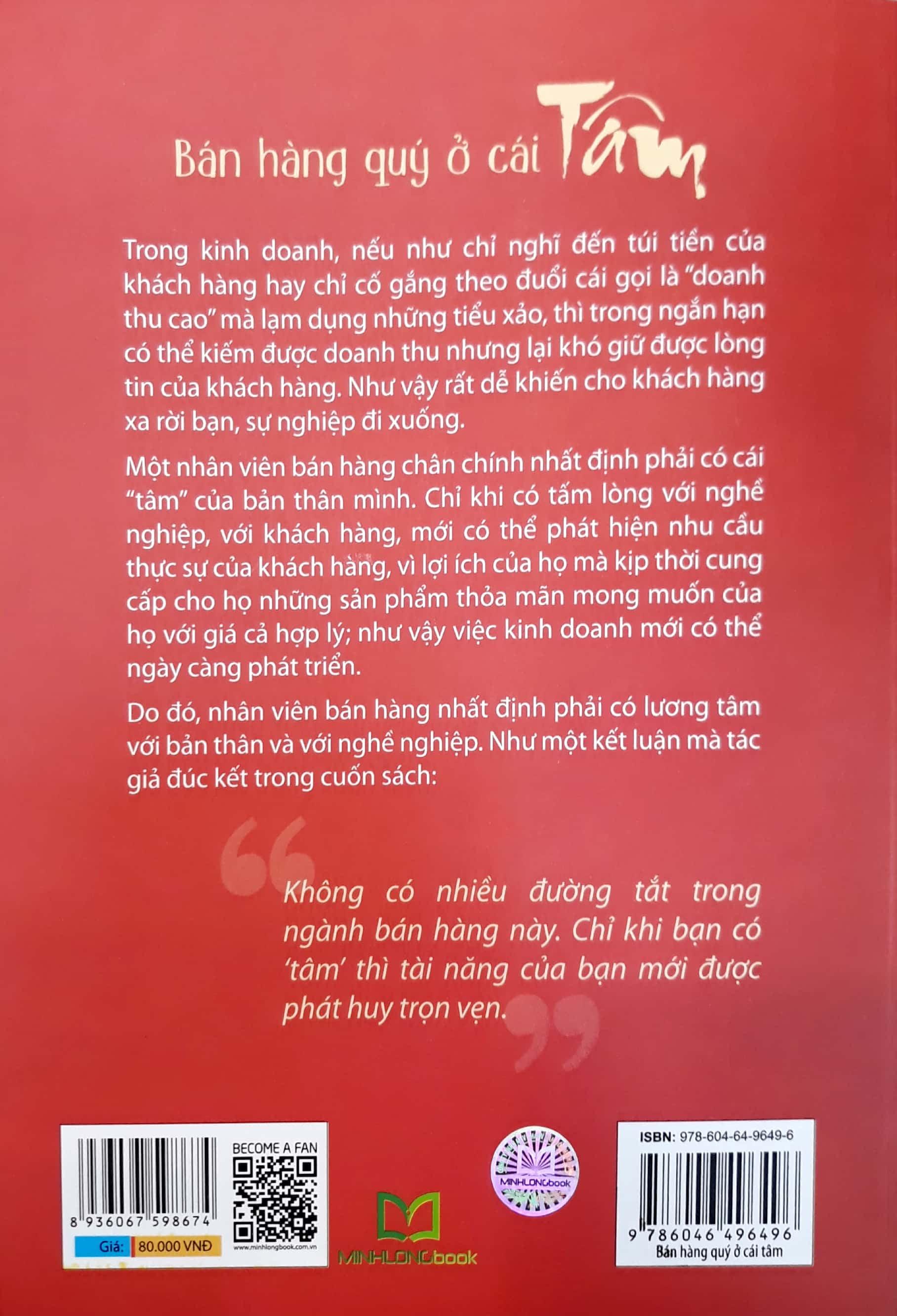 Bán Hàng Quý Ở Cái Tâm