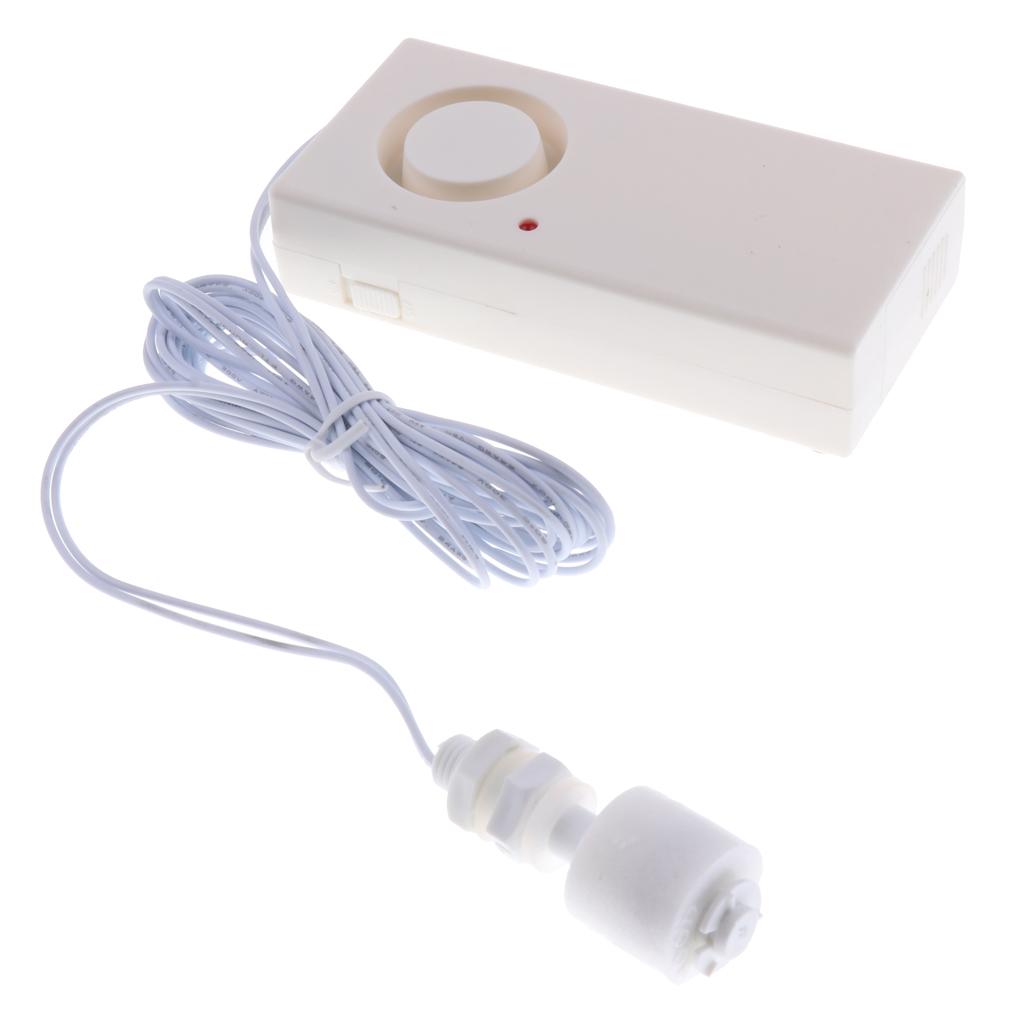 2-in-1 Wireless Water Sensor Alarm Water LeakOverflow Detector Dry Sensor
