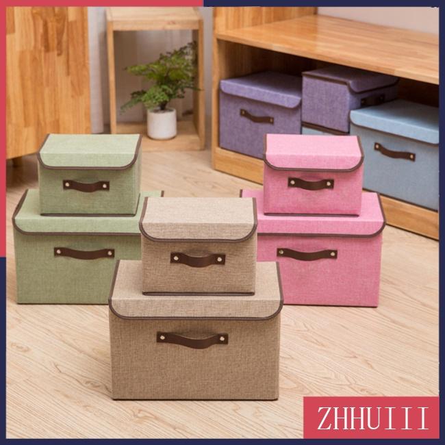 JT Oxford Cloth Storage Box Household Foldable Dustproof Locker Organizer