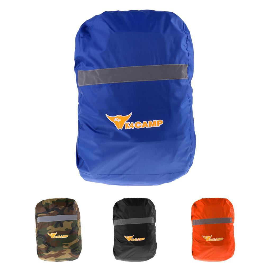 Reflective Backpack Rain Cover Waterproof Dustproof for 15-80L Hiking Camping Traveling Outdoor Activities