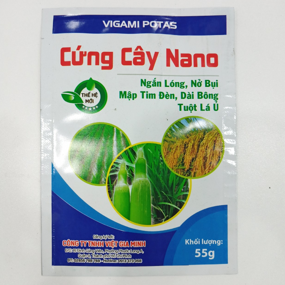 Phân bón VIGAMI POTAS cứng cậy NANO 55G