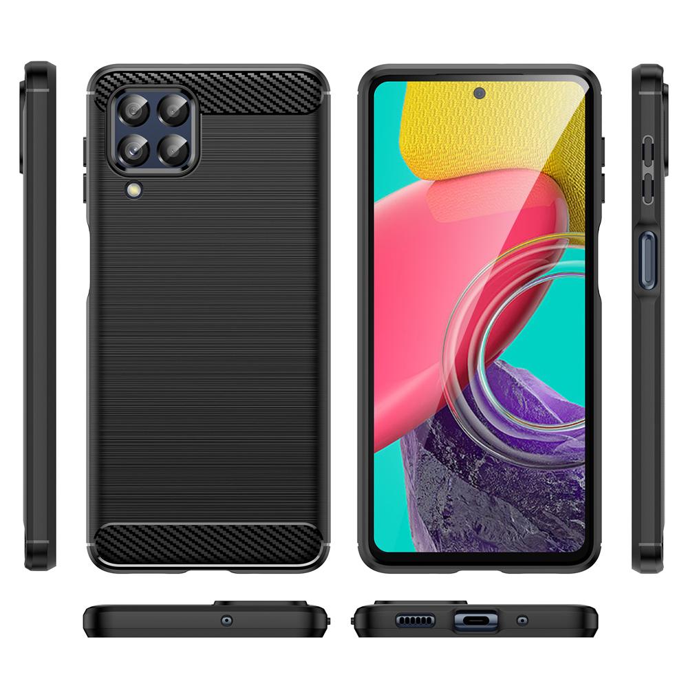 Ốp lưng dành cho Samsung M53 ốp silicone mềm Carbone phay xước chống sốc chống vân tay