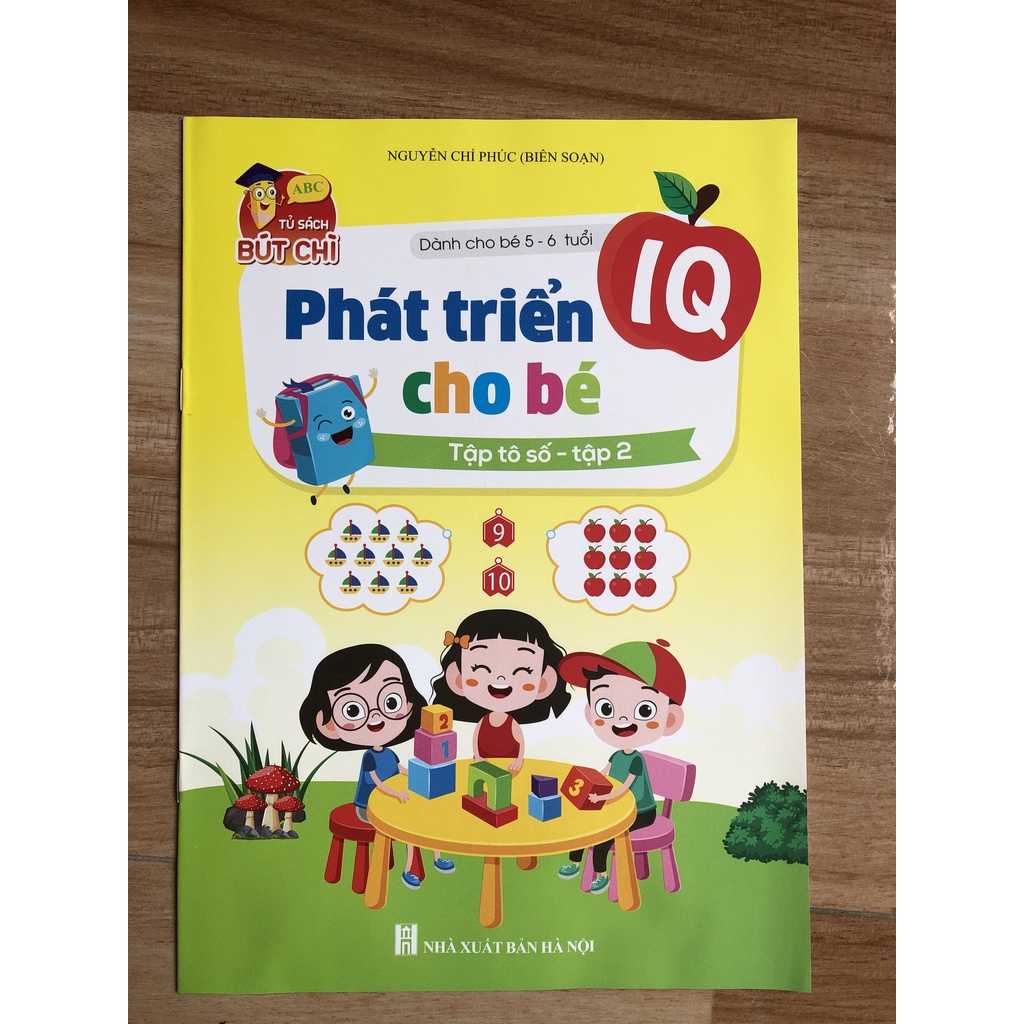 Sách Phát Triển IQ Dành Cho Bé Từ 5 đến 6 Tuổi- Trọn bộ 8 cuốn