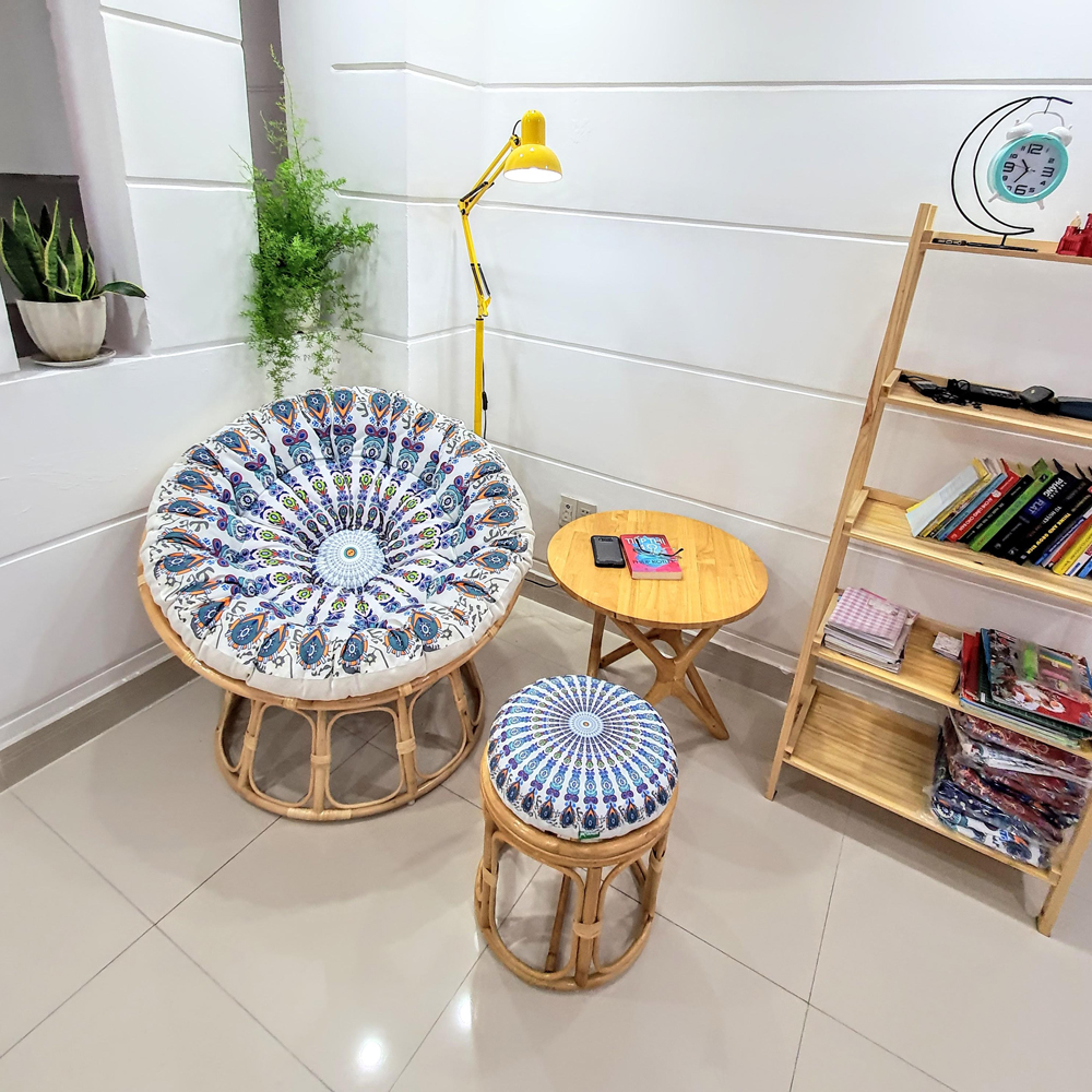 Bộ ghế thư giãn papasan (phiên bản vip)