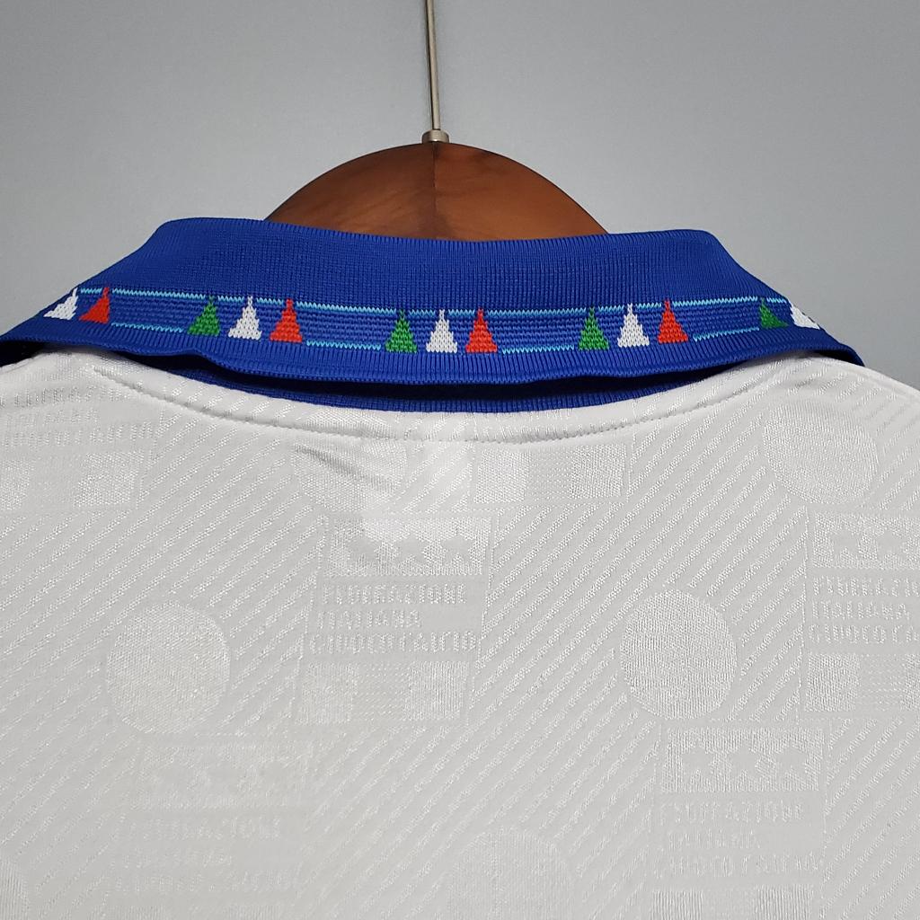 Áo Bóng Đá Retro Tuyển Ý 1994 - Sân Khách bản cao cấp vải Cotton Polyester