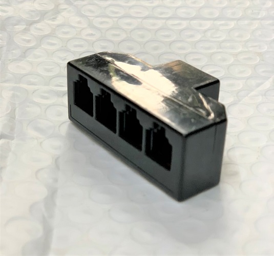 Bộ chia đường dây điện thoại bàn 4 cổng, bộ chia 4 cổng RJ11 điện thoại cố định
