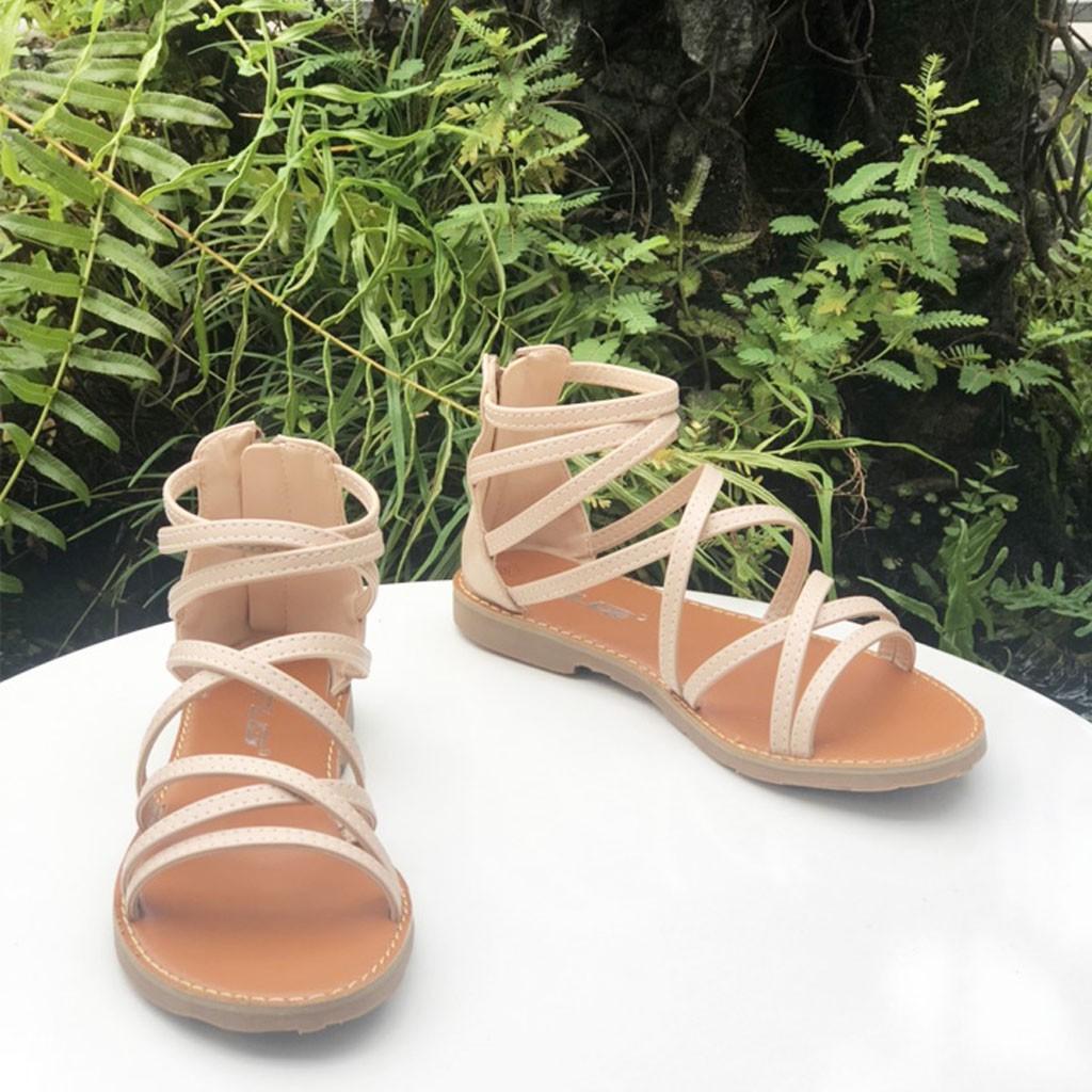 Sandal nữ kéo khóa hot trend 2020 trẻ trung năng động 21430