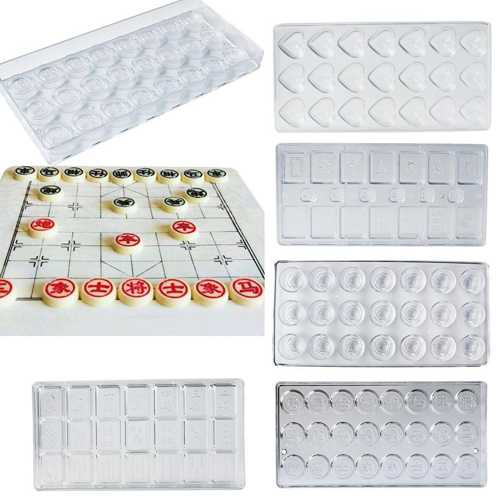 Chocolate Mold Fondant Cake Shape Tray Plastic Dessert Decorating Heart