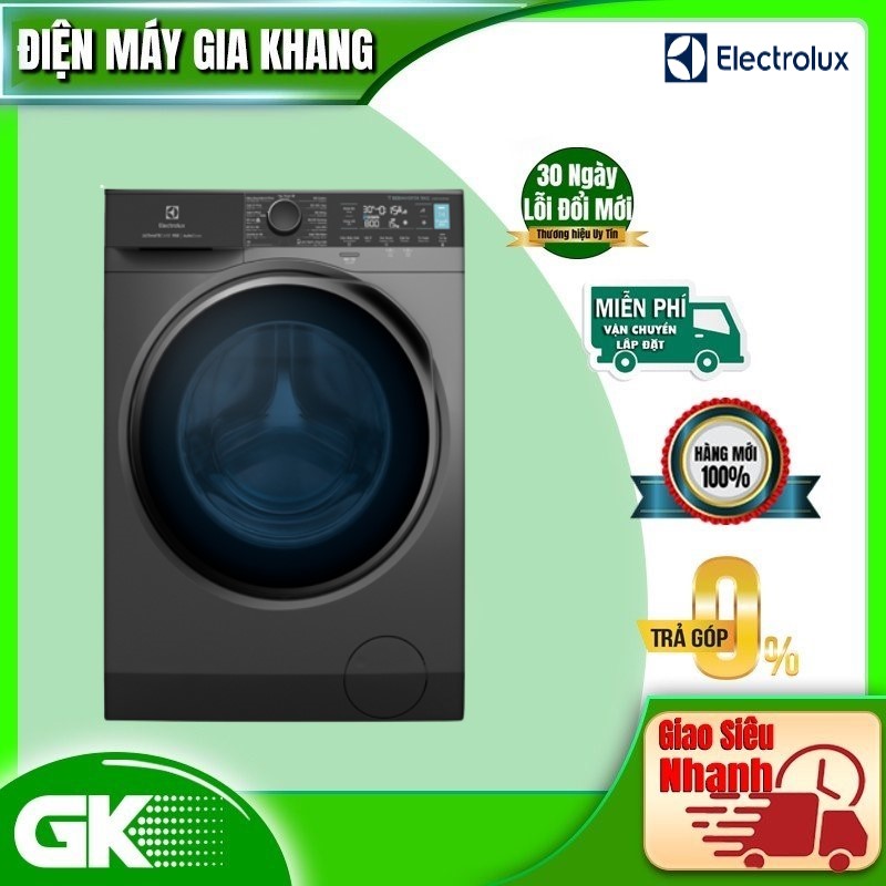 Máy giặt cửa trước Electrolux 11kg EWF1141R9SB - Cảm biến AI loại bỏ đến 49 loại vết bẩn, không cặn giặt tẩy, công nghệ HygienicCare diệt 99.9% vi khuẩn