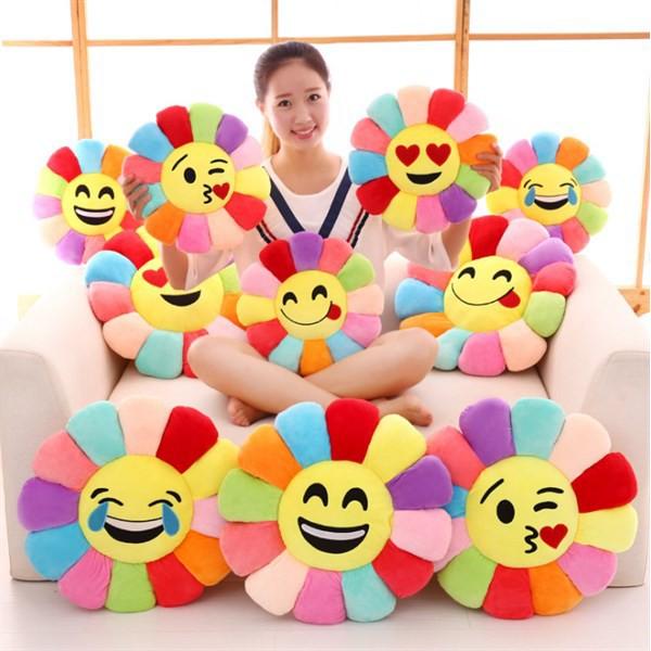 Gối vải bông hình hoa mặt trời