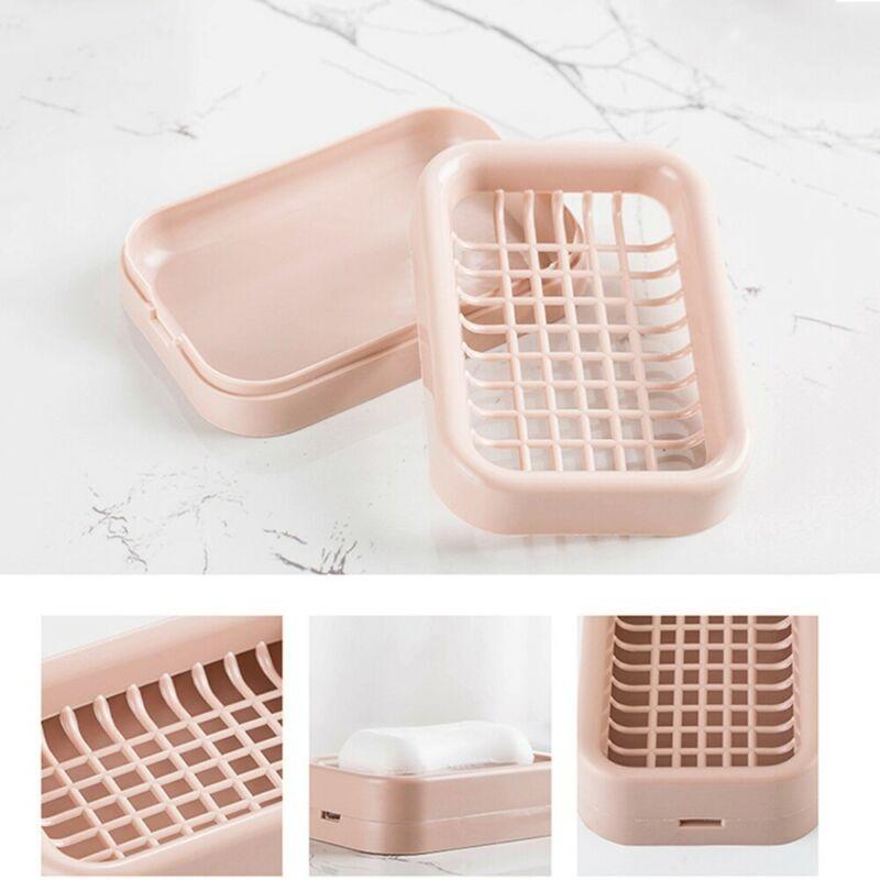 Soap Holder Saver Water Box Draining Storage Case New Drainer Dish Bathroom