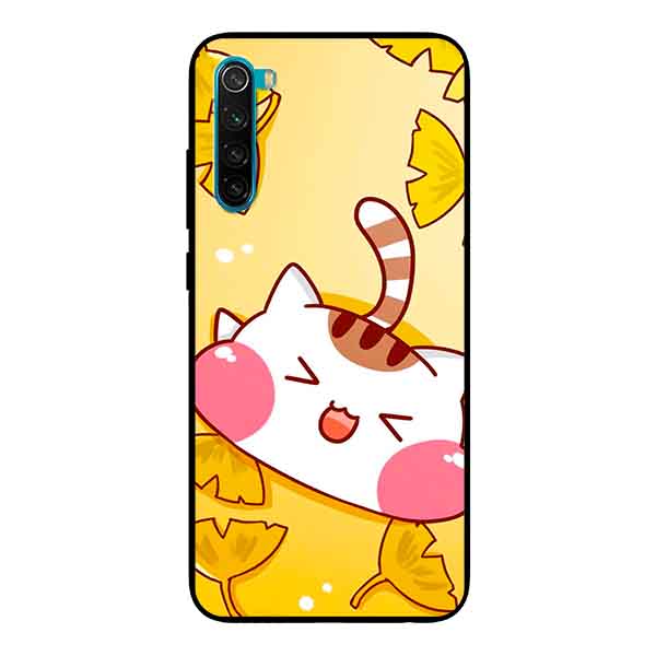 Ốp Lưng in cho Xiaomi Redmi Note 8 Mẫu Mèo May Mắn 3 - Hàng Chính Hãng